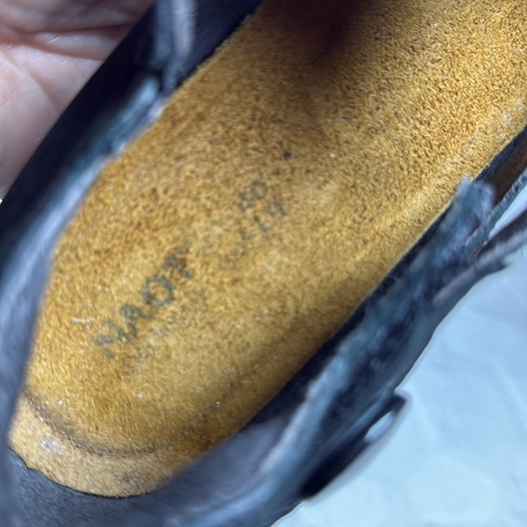 Naot Womens Black Leather T Strap Mary Jane Pumps Low Heel Comfort Shoes 9 - Picture 11 of 17